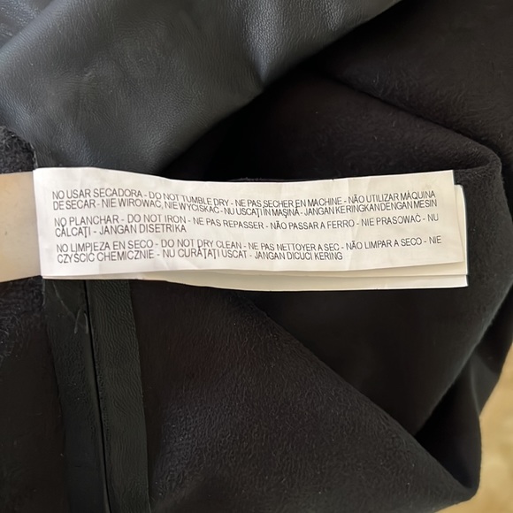 Zara Faux Leather Dress - Picture 6 of 7